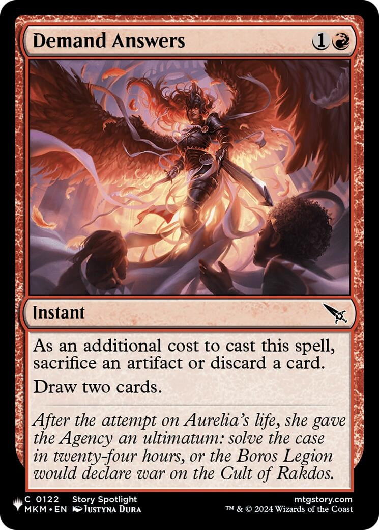 Image for Demand Answers (LIST) - Magic: The Gathering