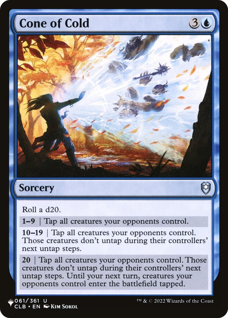 Image for Cone of Cold (LIST) - Magic: The Gathering