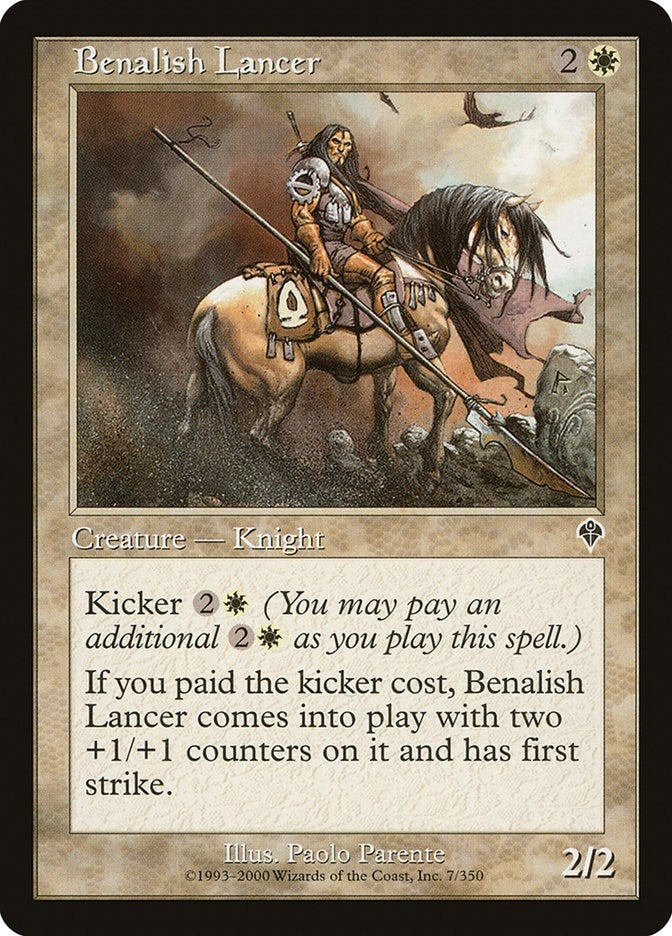 Image for Benalish Lancer (7) - Magic: The Gathering