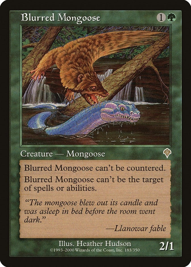 Image for Blurred Mongoose (183) - Magic: The Gathering