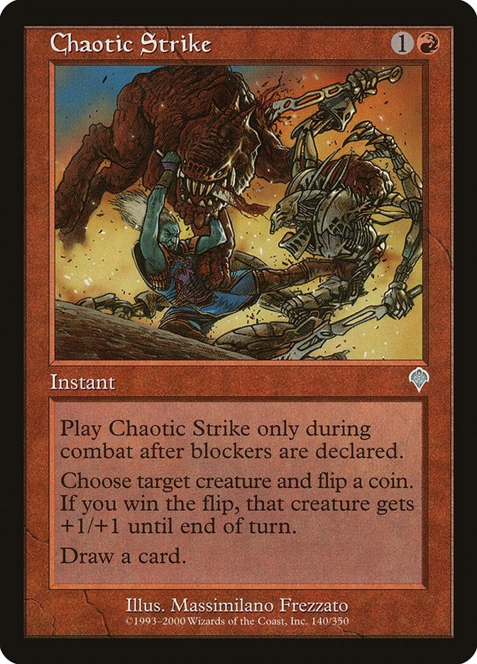 Image for Chaotic Strike (140) - Magic: The Gathering