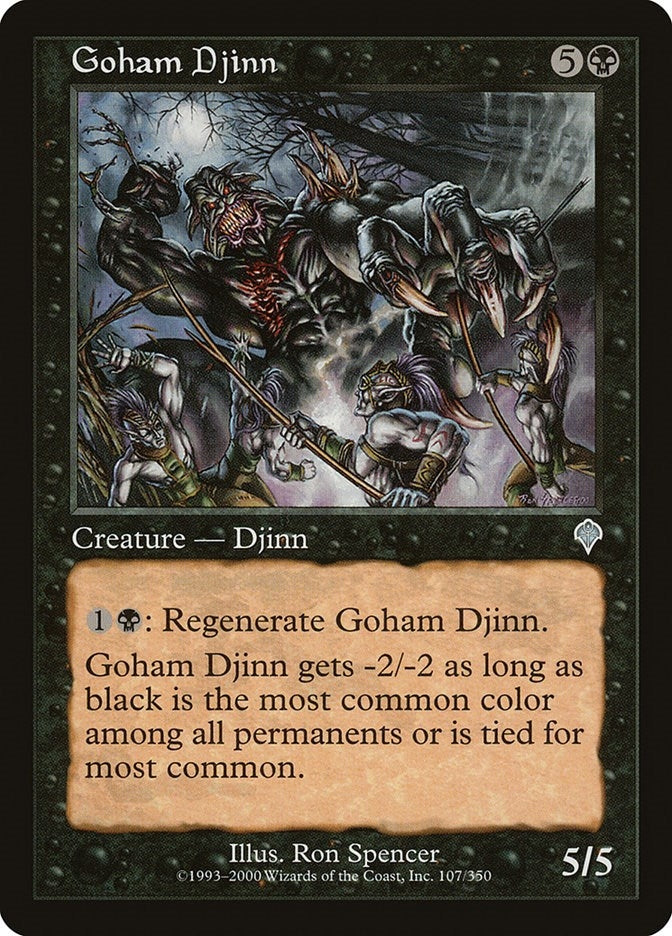 Image for Goham Djinn (107) - Magic: The Gathering