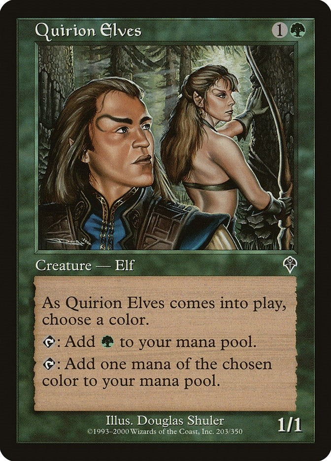 Image for Quirion Elves (203) - Magic: The Gathering