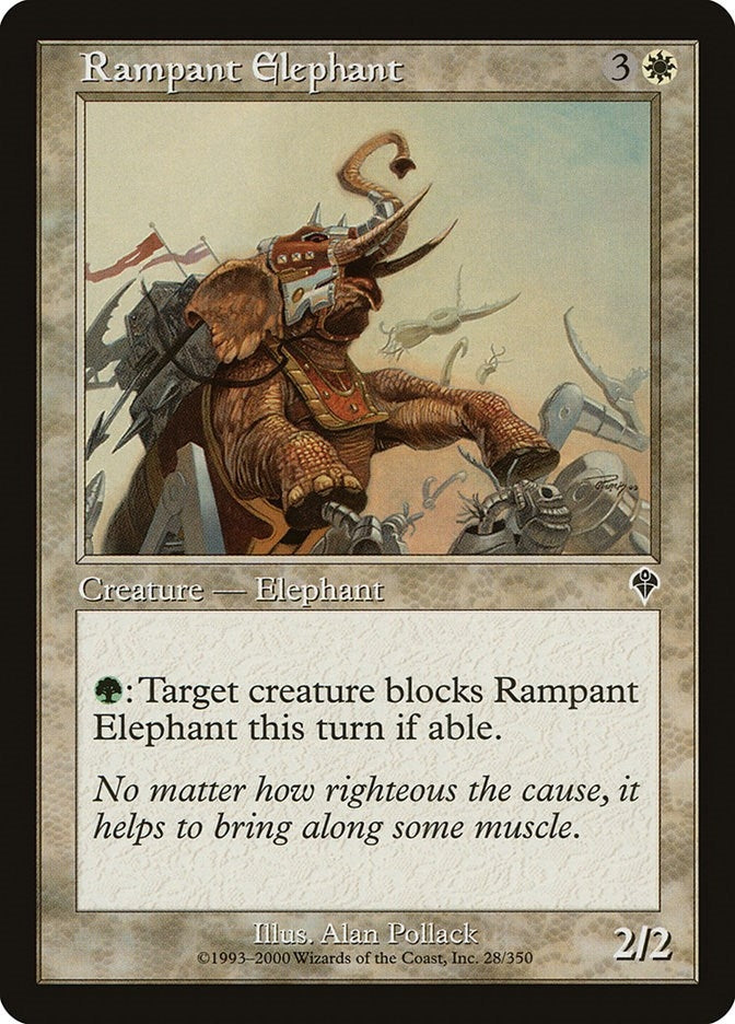 Image for Rampant Elephant (28) - Magic: The Gathering