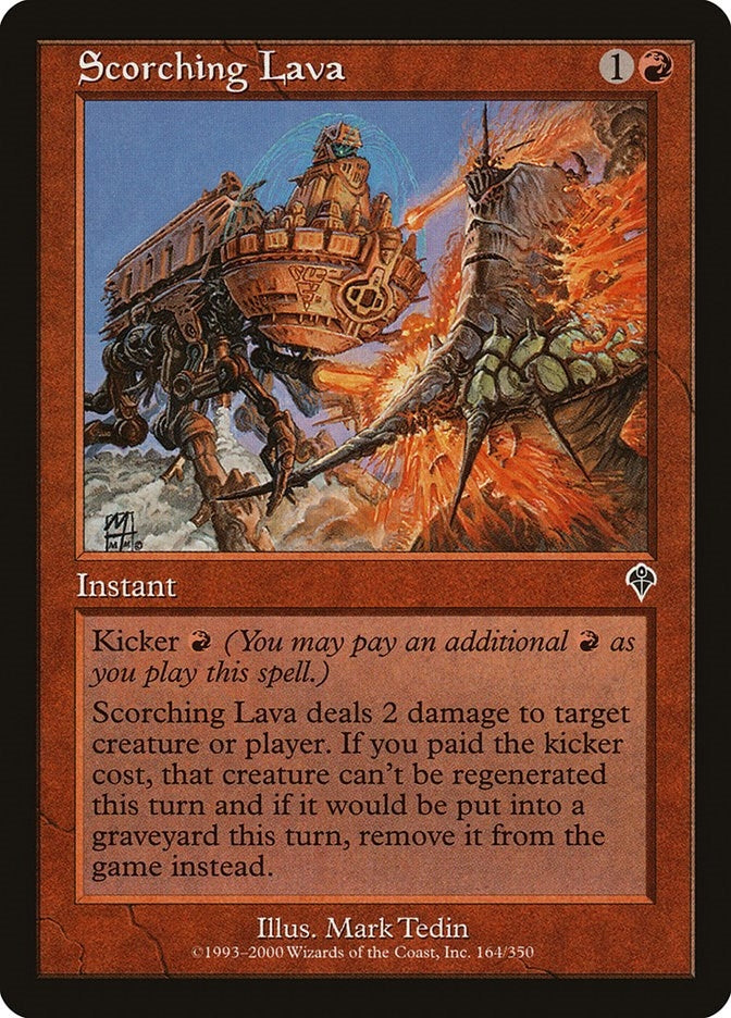 Image for Scorching Lava (164) - Magic: The Gathering