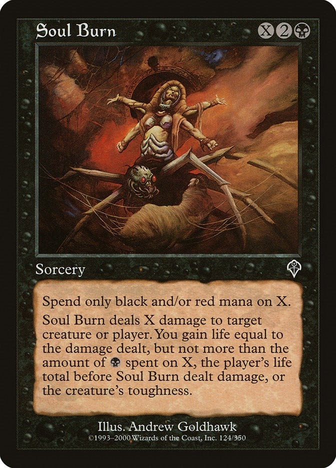 Image for Soul Burn (124) - Magic: The Gathering