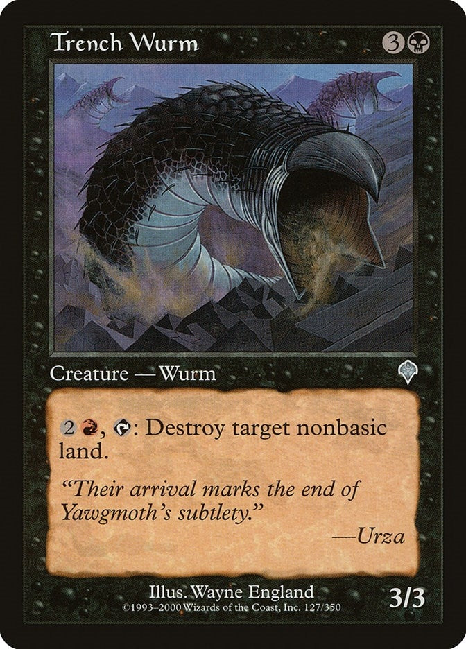 Image for Trench Wurm (127) - Magic: The Gathering