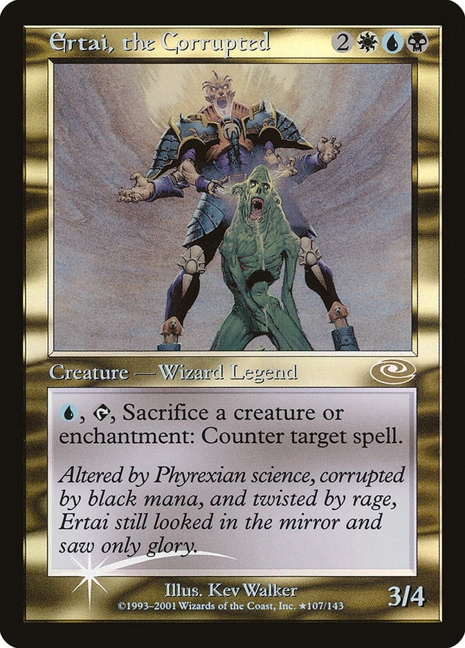 Image for Ertai, the Corrupted (Alt. Art Foil) (107) - Magic: The Gathering