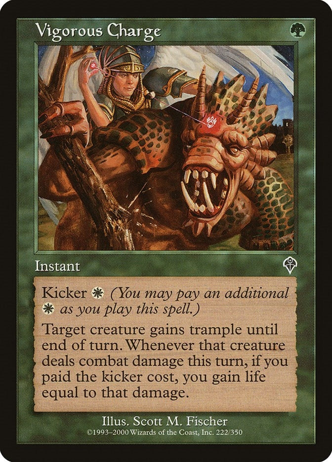 Image for Vigorous Charge (222) - Magic: The Gathering