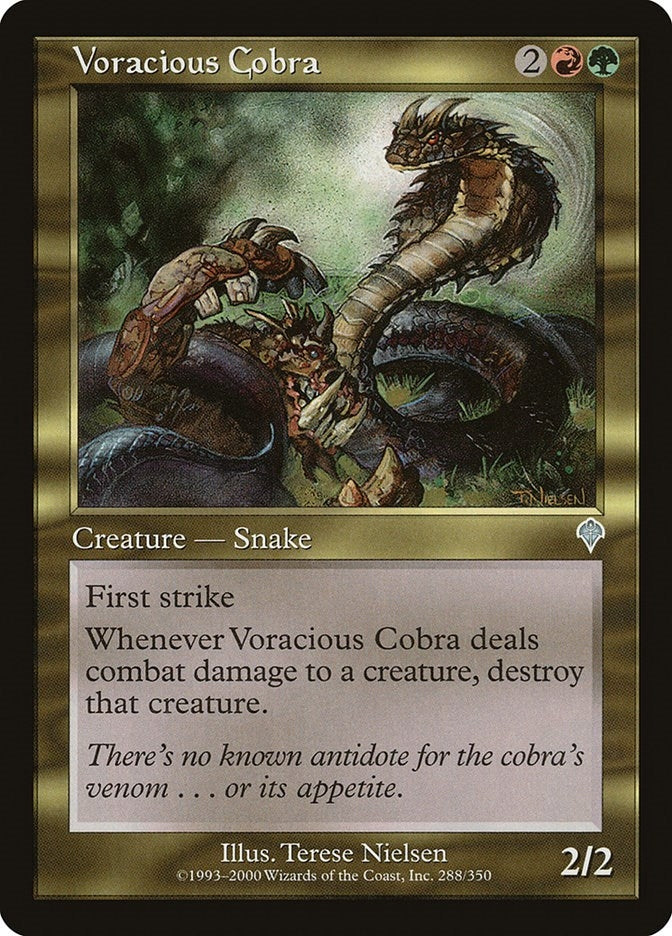 Image for Voracious Cobra (288) - Magic: The Gathering