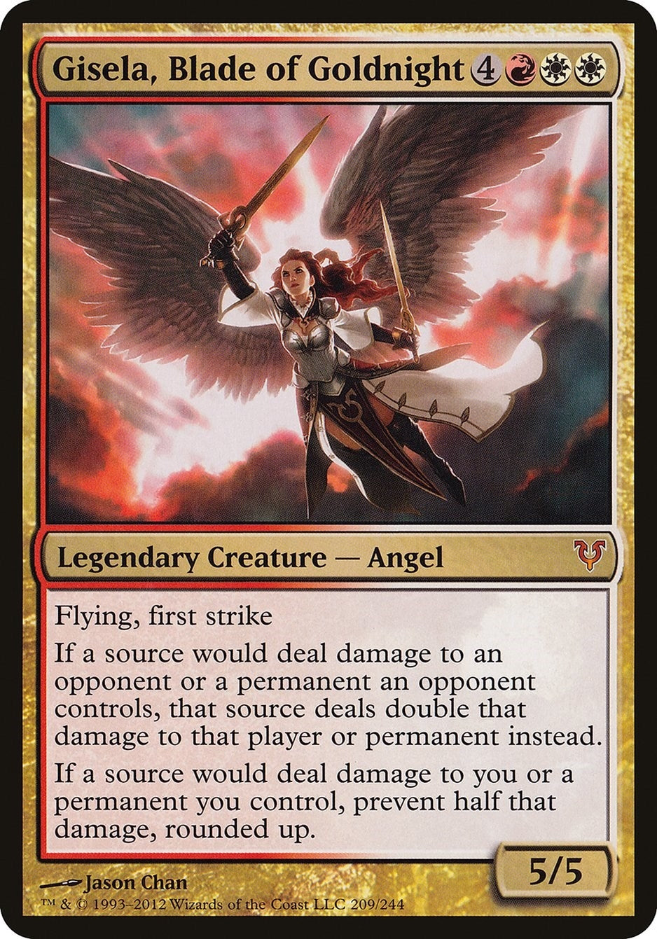 Image for Gisela, Blade of Goldnight (Avacyn Restored) (209) - Magic: The Gathering
