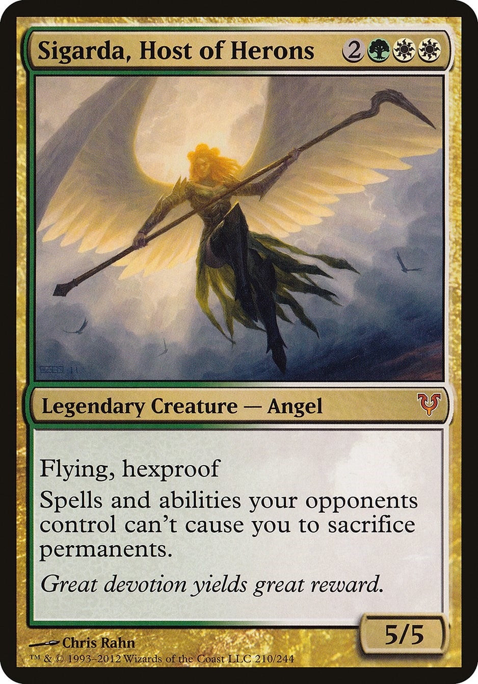 Image for Sigarda, Host of Herons (Avacyn Restored) (210) (OVER) - Magic: The Gathering