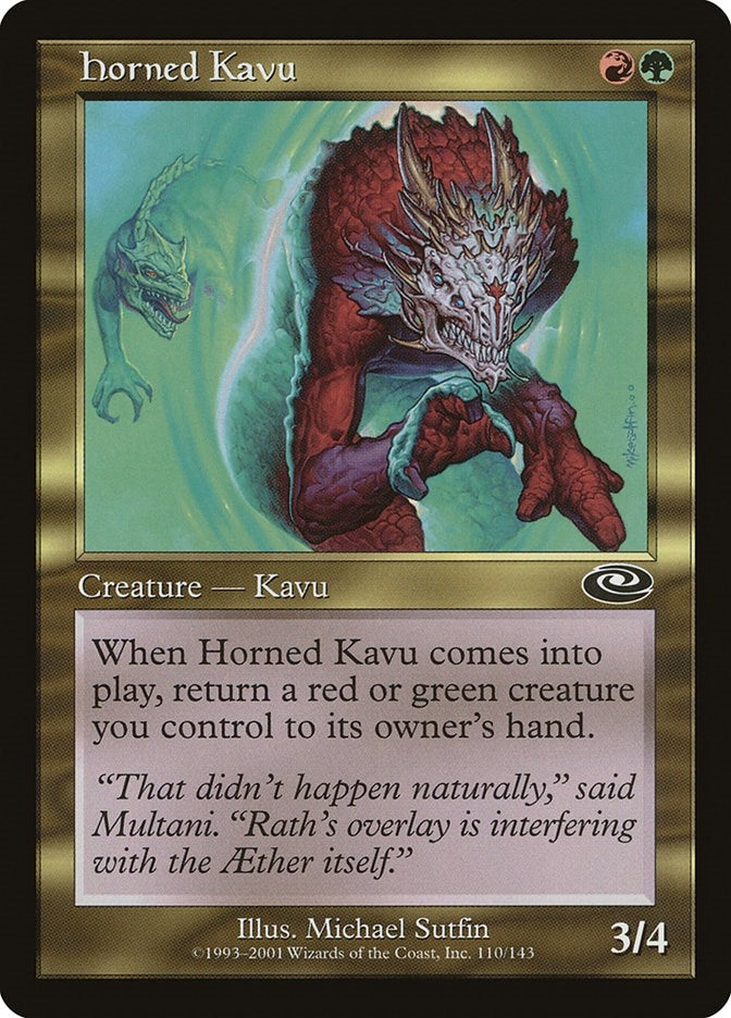 Image for Horned Kavu (110) - Magic: The Gathering