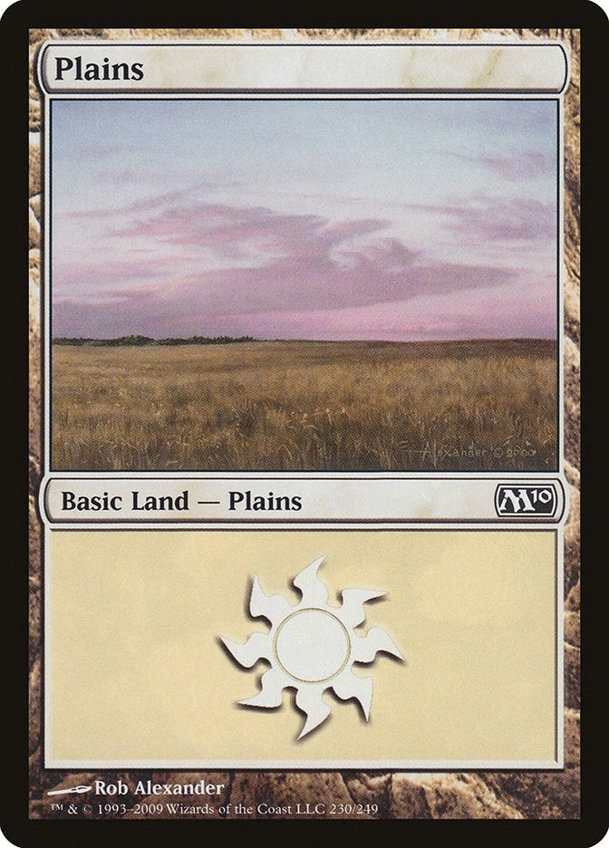 Image for Plains (230) (230) (M10) - Magic: The Gathering