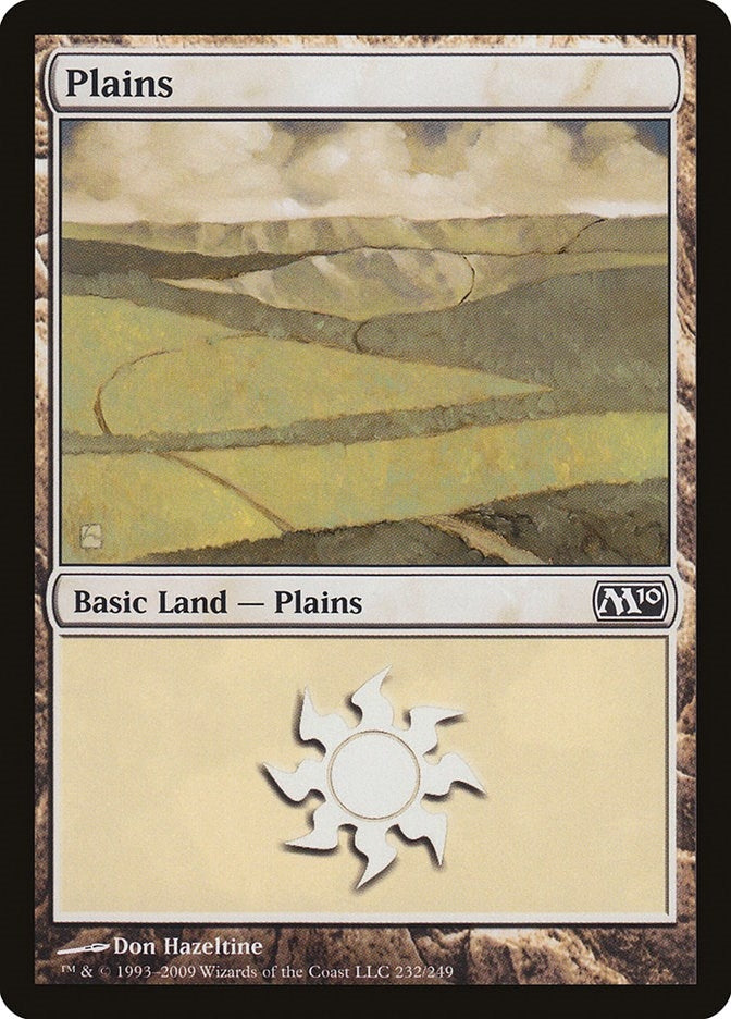 Image for Plains (232) (232) (M10) - Magic: The Gathering