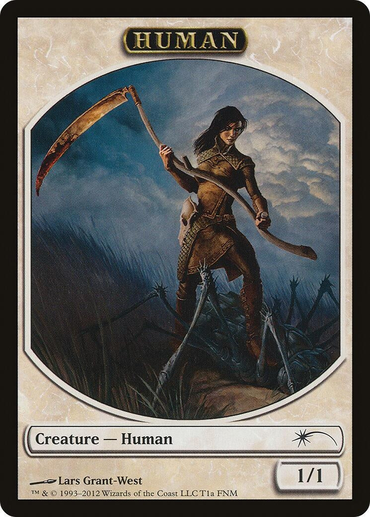 Image for Human // Wolf Double-Sided Token (1a // 1b) - Magic: The Gathering