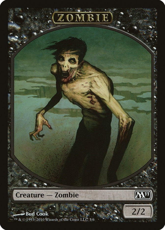Image for Zombie Token (3) (M11) - Magic: The Gathering