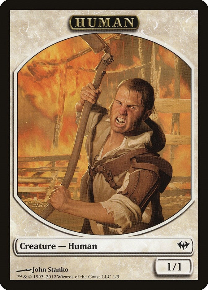 Image for Human Token (1) - Magic: The Gathering