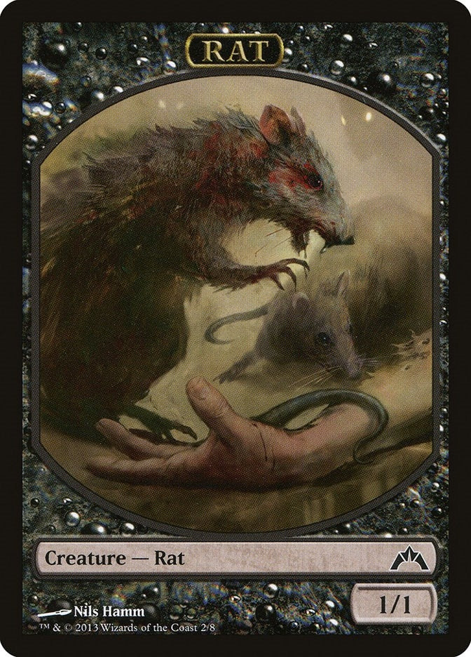 Image for Rat Token (2) - Magic: The Gathering
