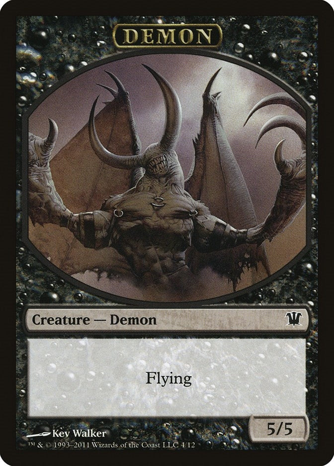 Image for Demon Token (4) - Magic: The Gathering