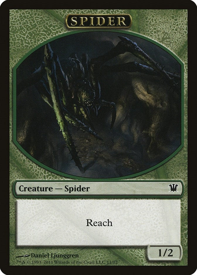 Image for Spider Token (11) - Magic: The Gathering