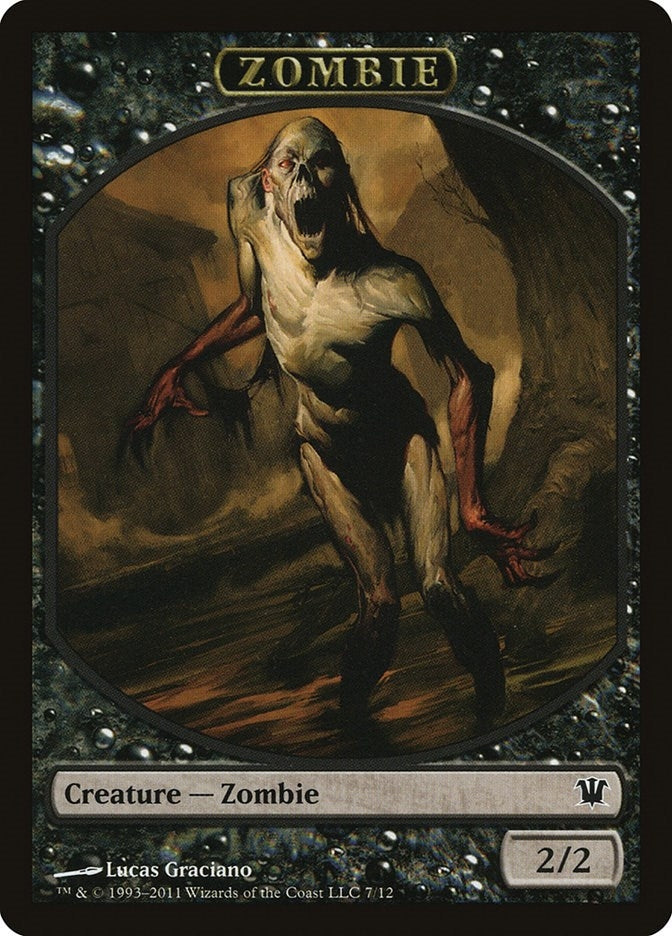 Image for Zombie Token (7) (7) - Magic: The Gathering
