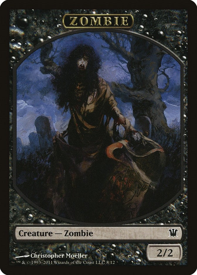 Image for Zombie Token (8) (8) - Magic: The Gathering