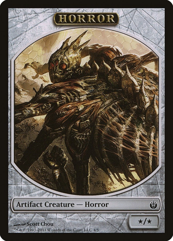 Image for Horror Token (4) - Magic: The Gathering
