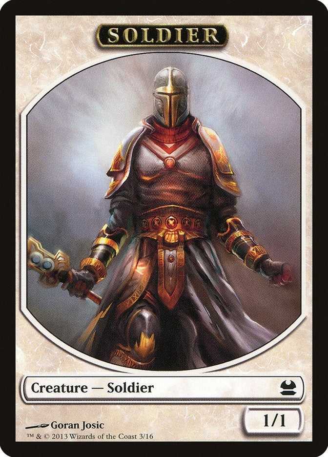 Image for Soldier Token (3) - Magic: The Gathering