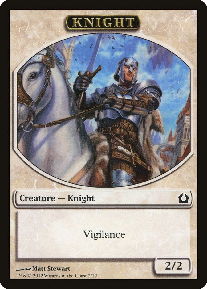 Image for Knight Token (2) - Magic: The Gathering