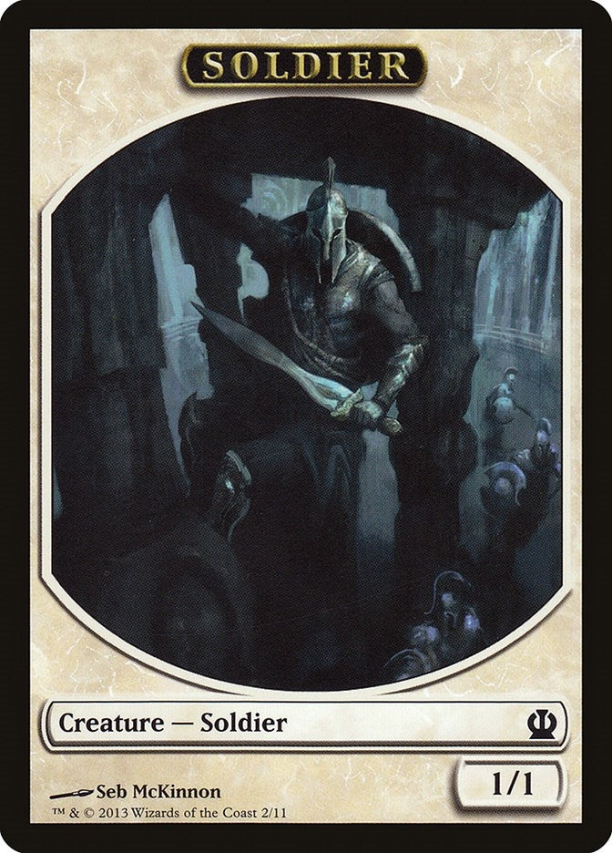 Image for Soldier Token (McKinnon) (2) (THS) - Magic: The Gathering