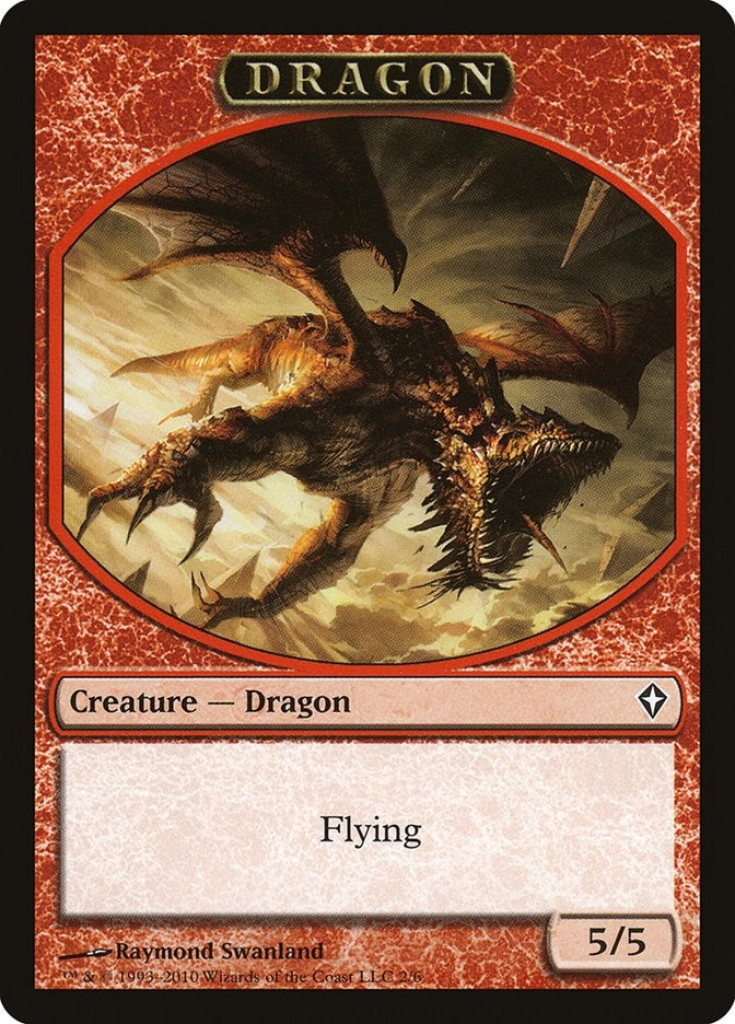 Image for Dragon Token (2) (WWK) - Magic: The Gathering
