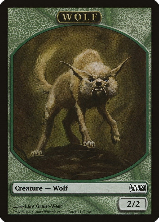 Image for Wolf Token (7) - Magic: The Gathering