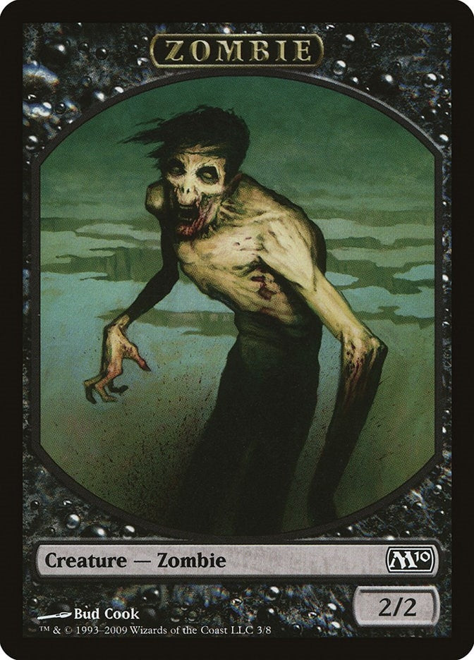 Image for Zombie Token (3) - Magic: The Gathering