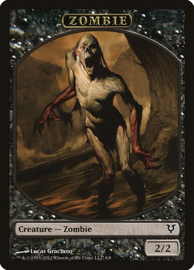 Image for Zombie Token (6) - Magic: The Gathering