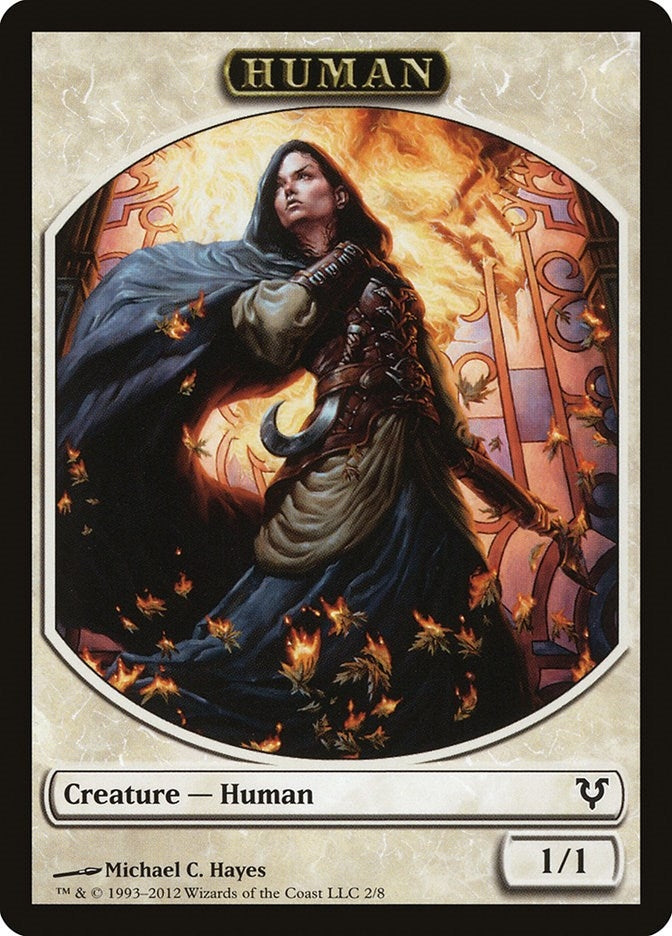 Image for Human Token (2) (2) - Magic: The Gathering