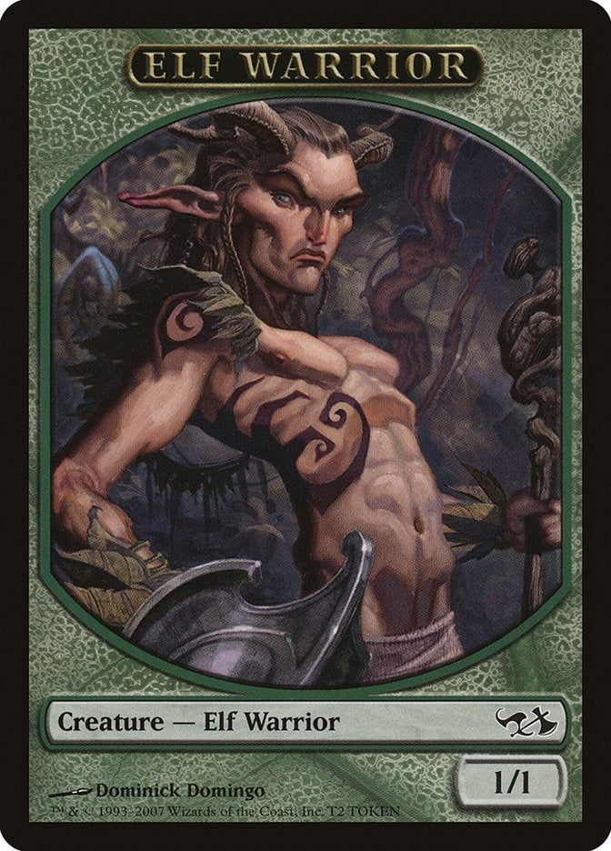 Image for Elf Warrior Token (T2) - Magic: The Gathering