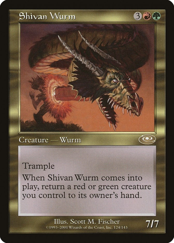 Image for Shivan Wurm (124) - Magic: The Gathering