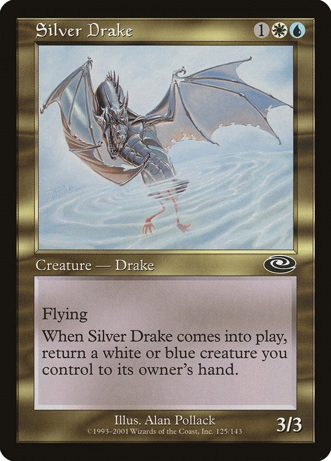 Image for Silver Drake (125) - Magic: The Gathering