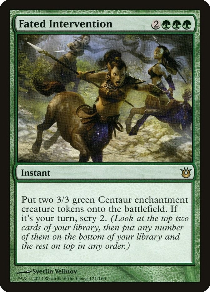 Image for Fated Intervention (121) - Magic: The Gathering