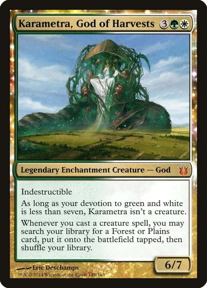 Image for Karametra, God of Harvests (148) (BNG) - Magic: The Gathering