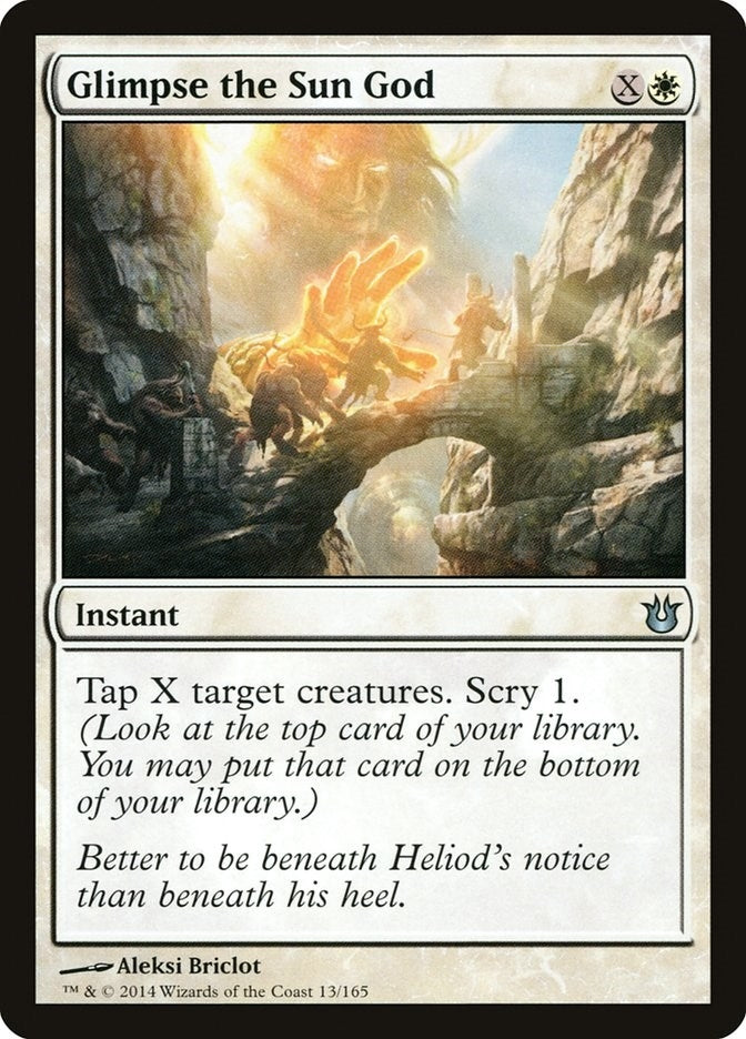 Image for Glimpse the Sun God (13) (BNG) - Magic: The Gathering