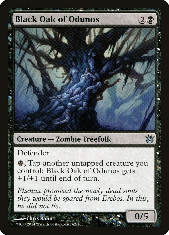 Image for Black Oak of Odunos (62) (BNG) - Magic: The Gathering