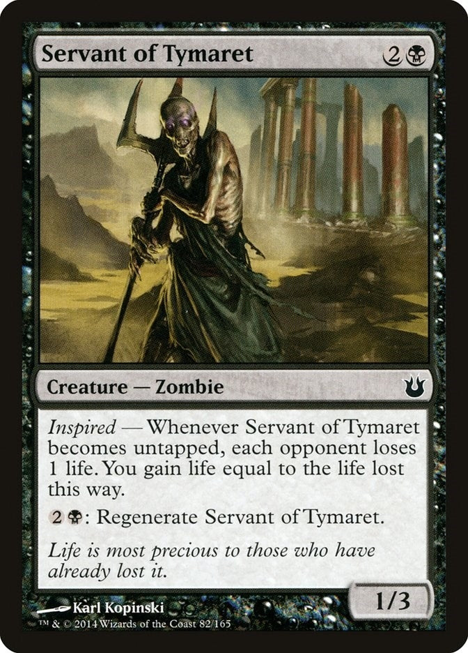 Image for Servant of Tymaret (82) (BNG) - Magic: The Gathering