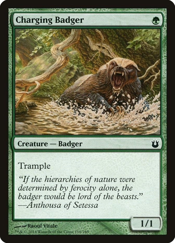 Image for Charging Badger (118) - Magic: The Gathering