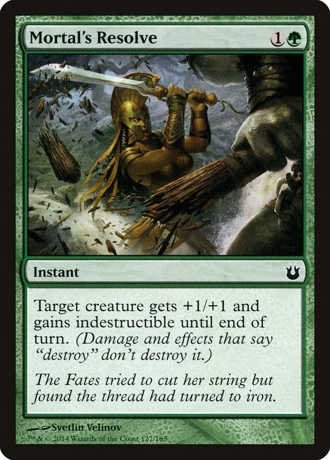 Image for Mortal's Resolve (127) (BNG) - Magic: The Gathering