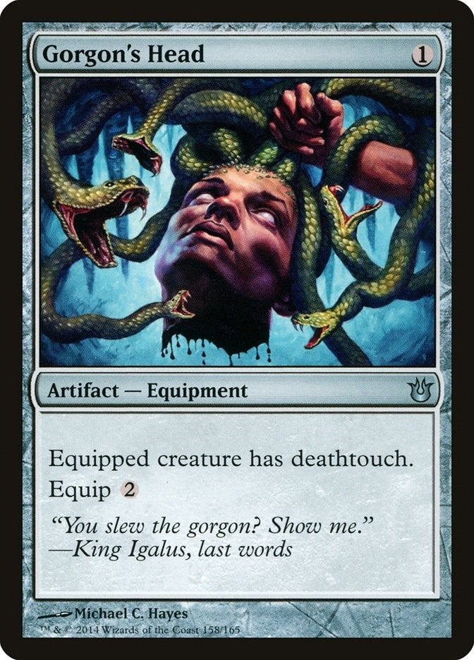 Image for Gorgon's Head (158) (BNG) - Magic: The Gathering