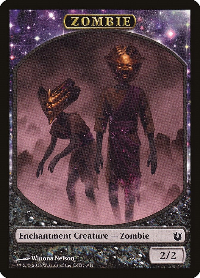 Image for Zombie Token (6) - Magic: The Gathering