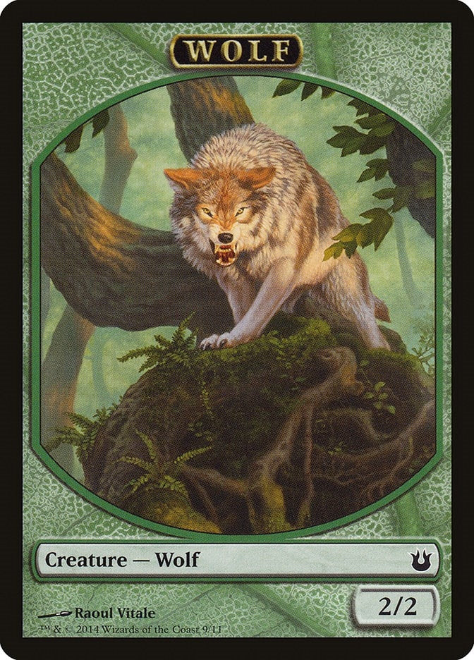 Image for Wolf Token (9) - Magic: The Gathering