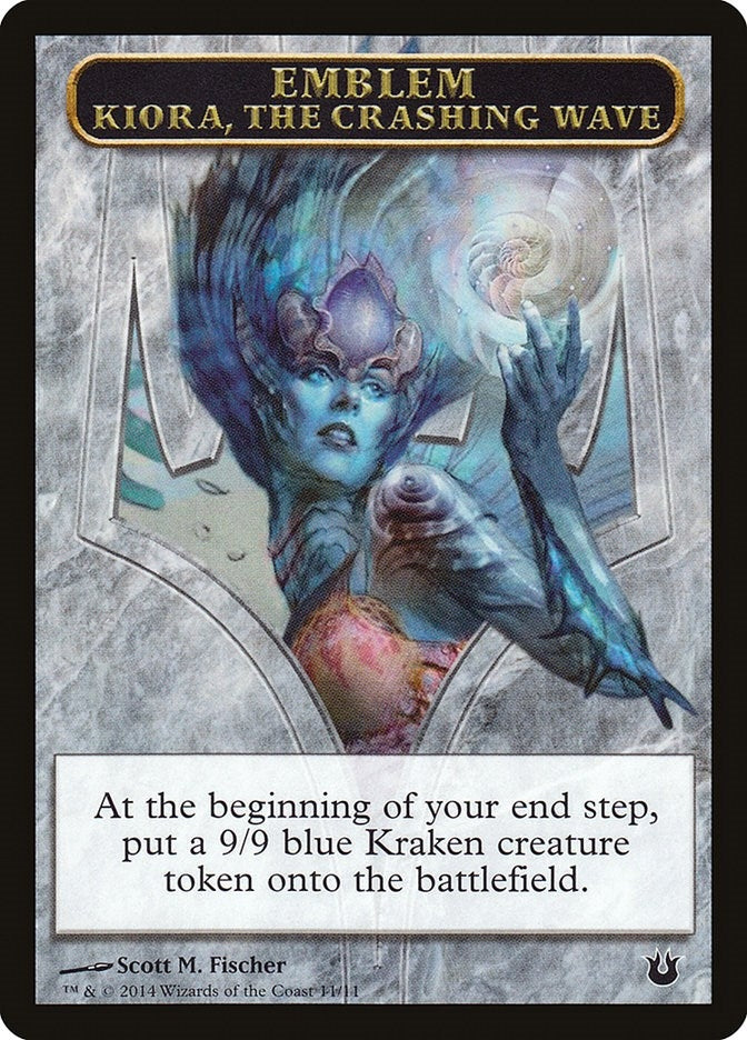 Image for Emblem - Kiora, the Crashing Wave (11) (BNG) - Magic: The Gathering